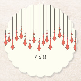 Midnight Autumn Wedding Untersetzer