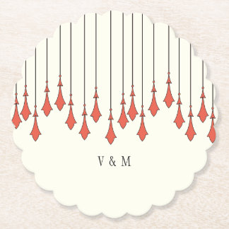 Midnight Autumn Wedding Untersetzer