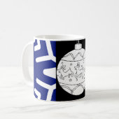 Midnight Baby Reindeer  Kaffeetasse (Vorderseite Links)