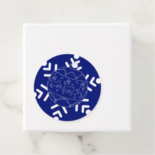 Midnight Baby Rentier Paper-Teller Geschenkanhänger (Beispiel)