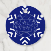 Midnight Baby Rentier Paper-Teller Geschenkanhänger (Vorderseite)