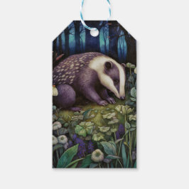 Midnight Badger Geschenkanhänger