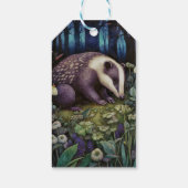 Midnight Badger Geschenkanhänger (Rückseite)