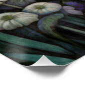 Midnight Badger Glossy Poster (Ecke)