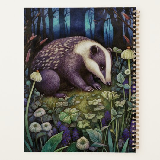 Midnight Badger Planer (Rückseite)