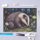 Midnight Badger Seidenpapier (Handwerk)