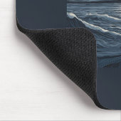 Midnight Bibliophile Mouse Pad Mousepad (Ecke)