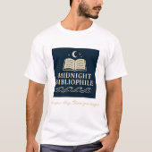 Midnight Bibliophile T-Shirt (Vorderseite)