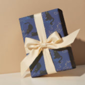 Midnight Black Cats– modern minimal Pattern Geschenkpapier Set