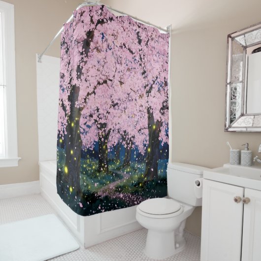 Midnight Bloom -  Duschvorhang (Beispiel)