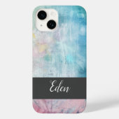 Midnight Bloom Grunge Custom Phone Case (Rückseite)