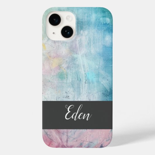 Midnight Bloom Grunge Custom Phone Case (Rückseite)