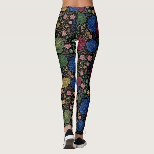 Midnight Bloom Print Leggings (Rückseite)