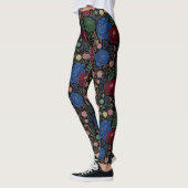 Midnight Bloom Print Leggings (Links)