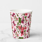 Midnight Bloom Schmetterling Floral Pappbecher (Rechts)