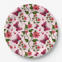Midnight Bloom Schmetterling Floral