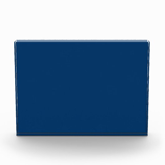 Midnight Blue Acrylic Foto Block Display (Vorderseite)