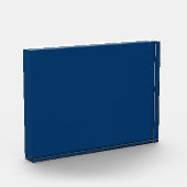 Midnight Blue Acrylic Foto Block Display (Links)