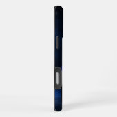 Midnight Blue Beast – Sportwagen Straßenfall iPhone Hülle (Rechte Seite)