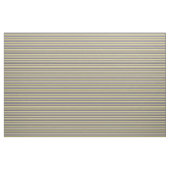 Midnight Blue, Beige und Dark Khaki Stripes Stoff (Yard (91,4 cm))
