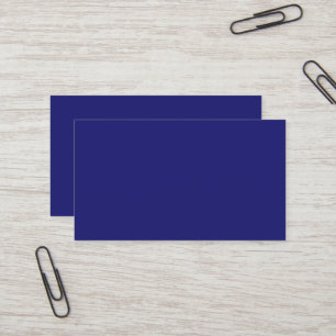 Midnight Blue Business Card Visitenkarte