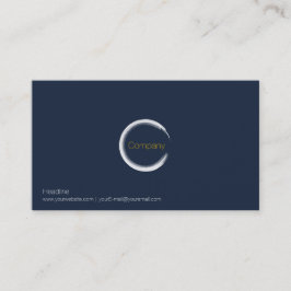 Midnight Blue Business Card Visitenkarte