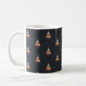 Midnight Blue Christmas Tree - Nachtdesign Kaffeetasse (Links)