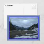 Midnight Blue Colorado Postcard Postkarte (Vorne/Hinten)