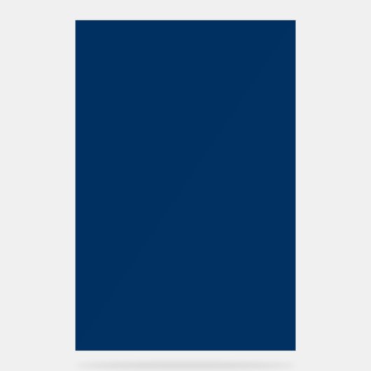 Midnight Blue Custom Acrylic Sign - Bulk Order Acrylschild (Vorderseite)