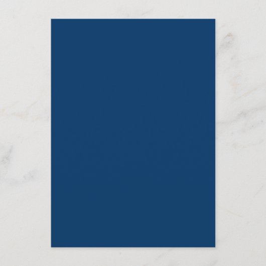Midnight Blue Custom Enclosure Card Begleitkarte (Vorderseite)