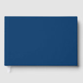 Midnight Blue Custom Guestbook Gästebuch (Vorderseite)