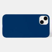 Midnight Blue Custom iPhone Case (Rückseite (Horizontal))
