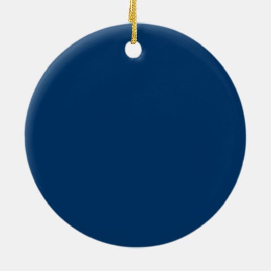 Midnight Blue Custom Ornament - Bulk Orders (Hinten)