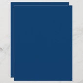 Midnight Blue Custom Paper für Events & Business (Vorne/Hinten)