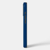 Midnight Blue Custom Phone Case - Sleek & Dable (Rückseite / Links)