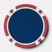 Midnight Blue Custom Poker Chip (Rückseite)