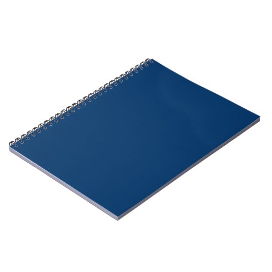 Midnight Blue Custom Spiral Notebook - Bulk Orders Notizblock (Linke Seite)