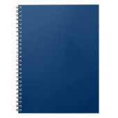Midnight Blue Custom Spiral Notebook - Bulk Orders Notizblock (Vorderseite)