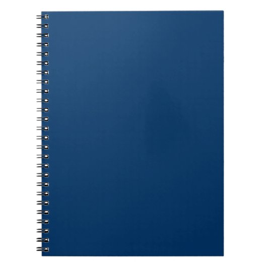 Midnight Blue Custom Spiral Notebook - Bulk Orders Notizblock (Vorderseite)
