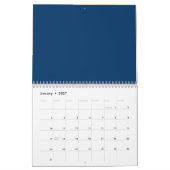 Midnight Blue Custom Wall Calendar - Bulk Orders Kalender (Jan 2027)