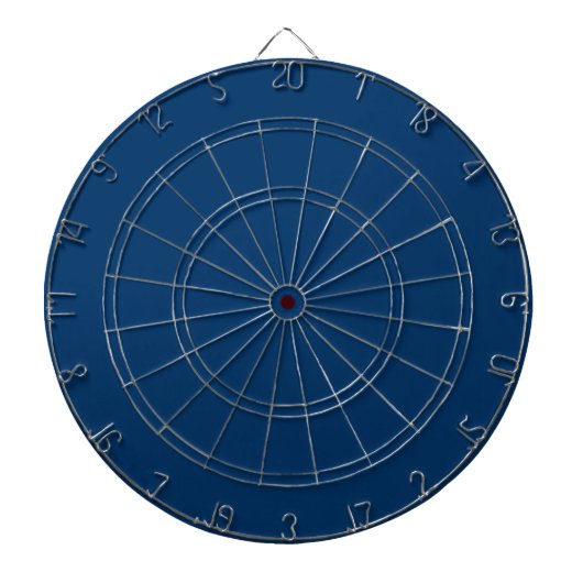 Midnight Blue Customizable Dartboard Dartscheibe (vorne)