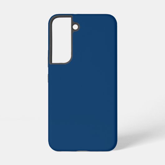 Midnight Blue Customizable Phone Case Samsung Galaxy Hülle (Rückseite)