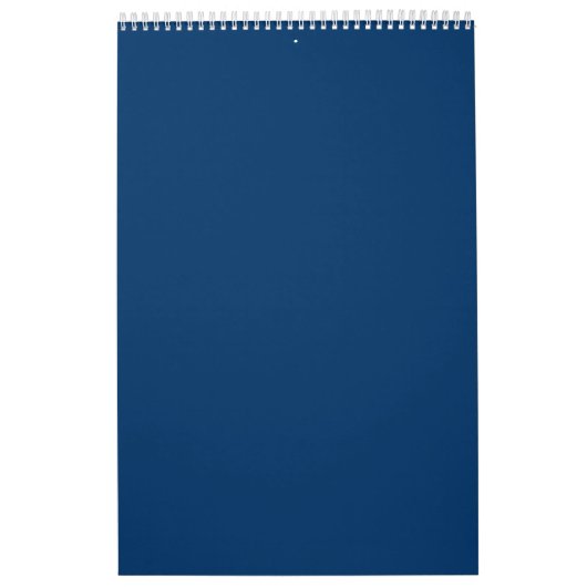 Midnight Blue Customizable Wall Calendar Kalender (Titelbild)