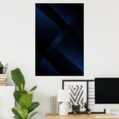 Midnight Blue Depth Poster (Heimbüro)