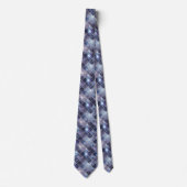 Midnight Blue Diamond Lattice - Starry Night (2) Krawatte (Vorderseite)