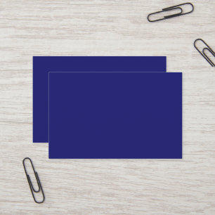 Midnight Blue European Business Card Visitenkarte