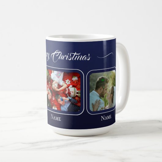 Midnight Blue Family Mug Kaffeetasse (VorderseiteRechts)