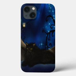 Midnight Blue Fantasy Chat Case-Mate iPhone Hülle