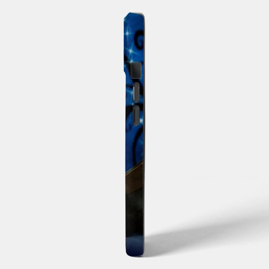 Midnight Blue Fantasy Chat Case-Mate iPhone Hülle (Rückseite / Links)