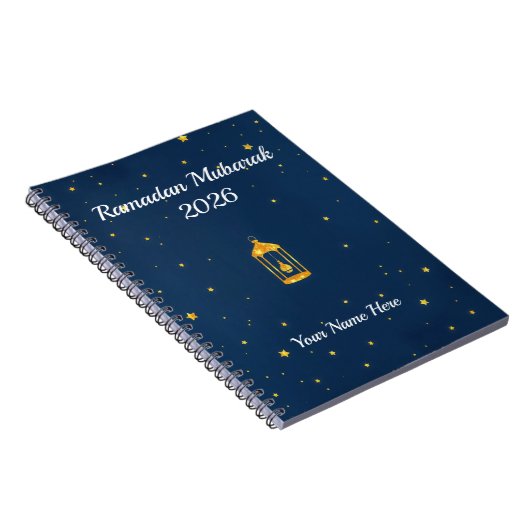 Midnight Blue Gold Dust Notizblock (Rechte Seite)